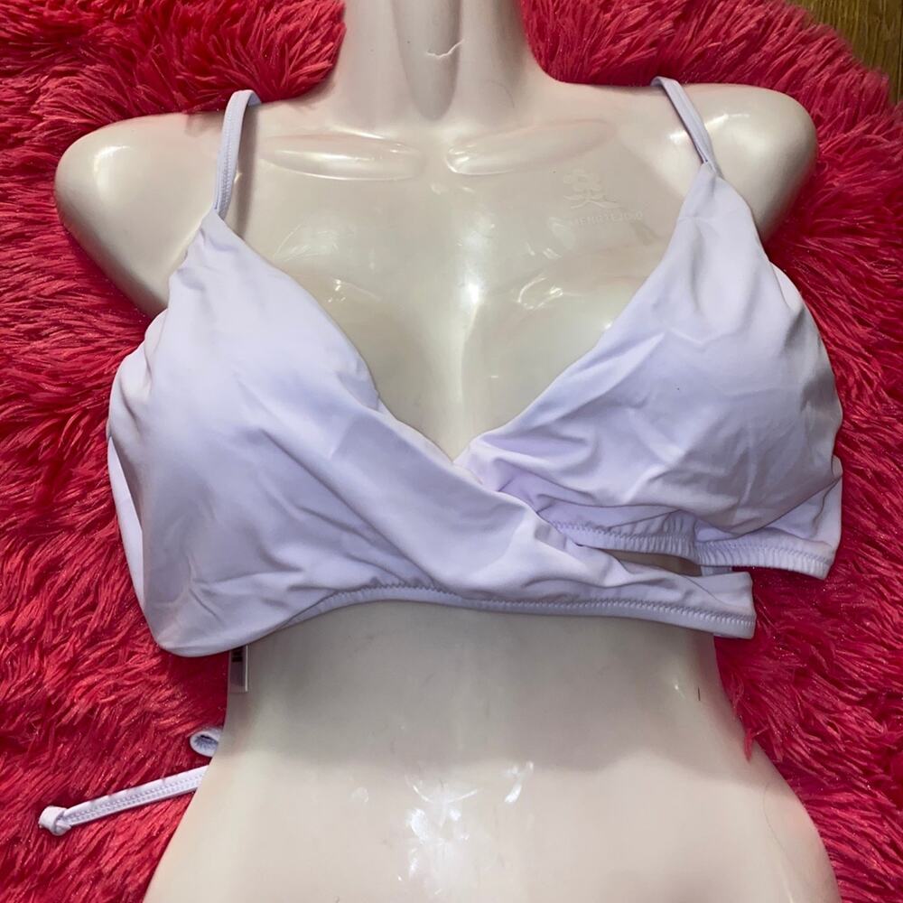Victorias Secret Pink Swim Bikini‎ Wrap Top Size XXL Adjustable